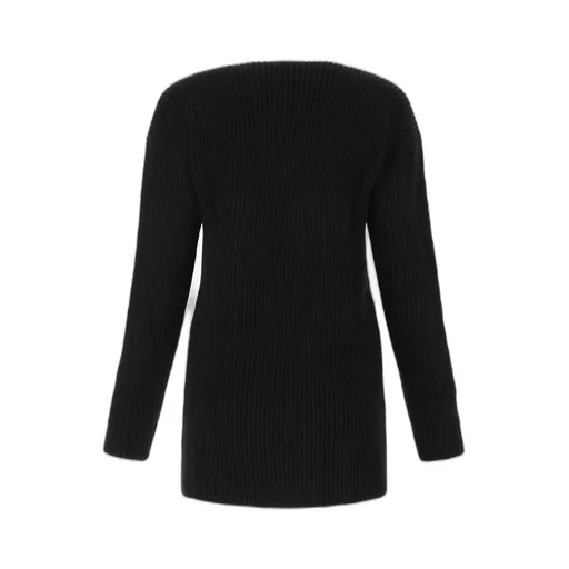 Off-White Ribbed-Knit Crewneck Jumper