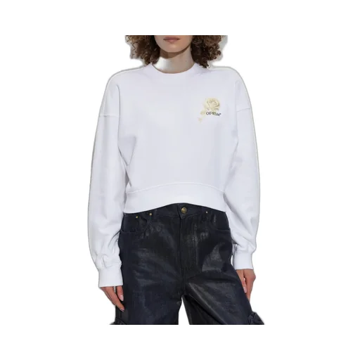Off-White Logo Printed Crewneck Sweatshirt