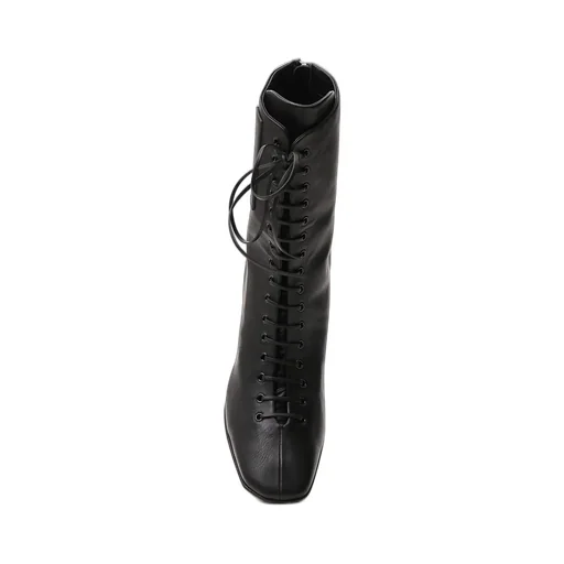 Off-White Logo Printed Ankle Boots