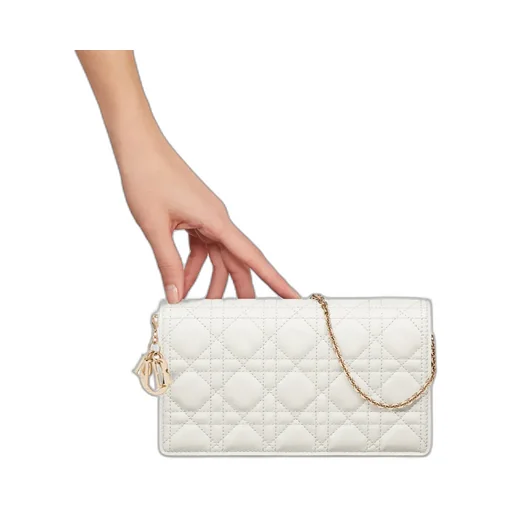 Lady Dior Pouch With Chain