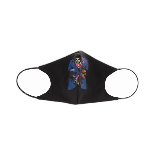 Off-White Graphic Print Face Mask