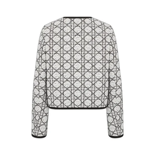 Macrocannage Cropped Jacket