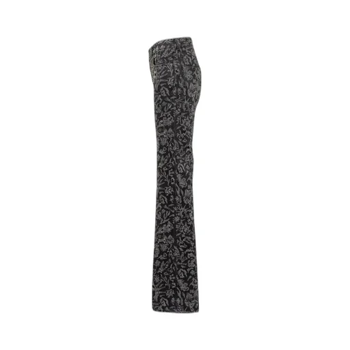 Off-White Logo Patch Flared Pants