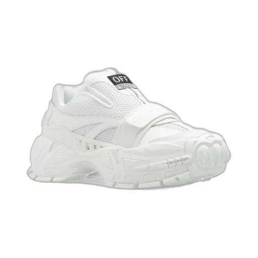 Off-White Glove Mesh Lace-Up Sneakers