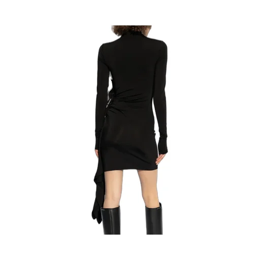 Off-White Draped Mini Dress