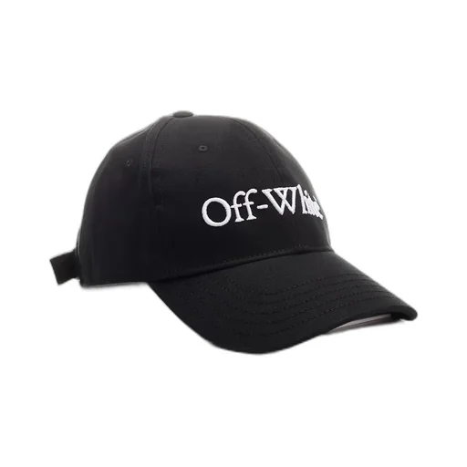 Off-White Logo Embroidered Curved Peak Baseball Cap