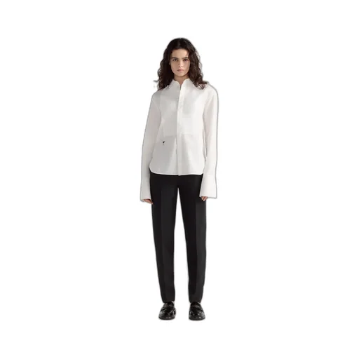 Blouse With Plastron