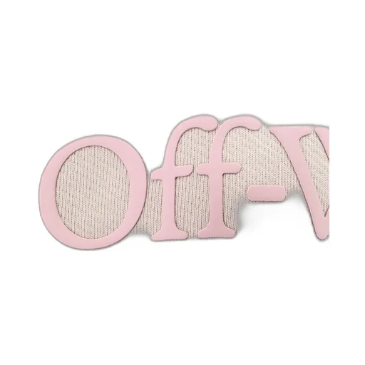 Off-White Laundry Logo Embroidered Drawstring Hoodie
