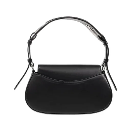 Off-White Clam Cut-Out Detailed Shoulder Bag