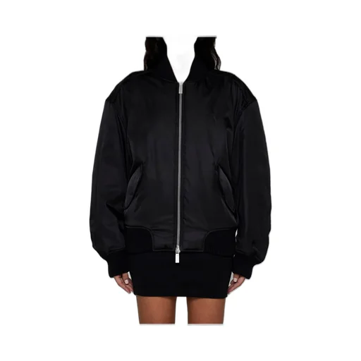Off-White Ny Gab Zip-Up Bomber Jacket