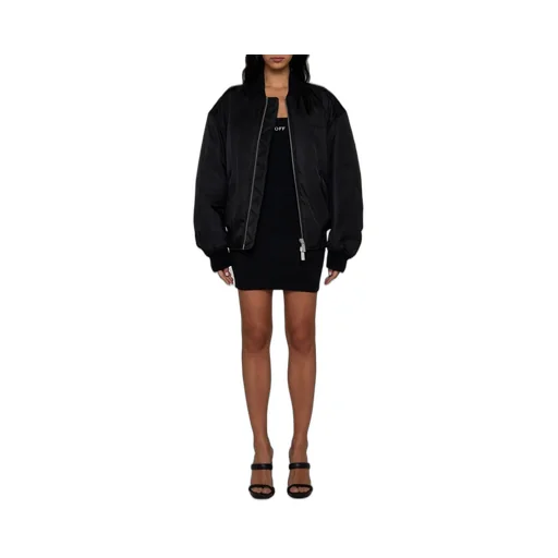 Off-White Ny Gab Zip-Up Bomber Jacket