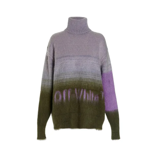 Off-White Helvetica Logo Turtleneck Jumper