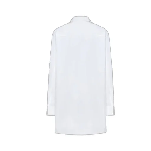 Off-White Button Detailed Long-Sleeved Shirt