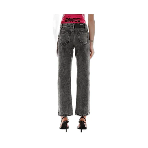 Off-White Cropped Flared Jeans