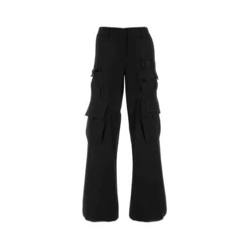 Off-White Wo Gab Toybox Straight Leg Trousers