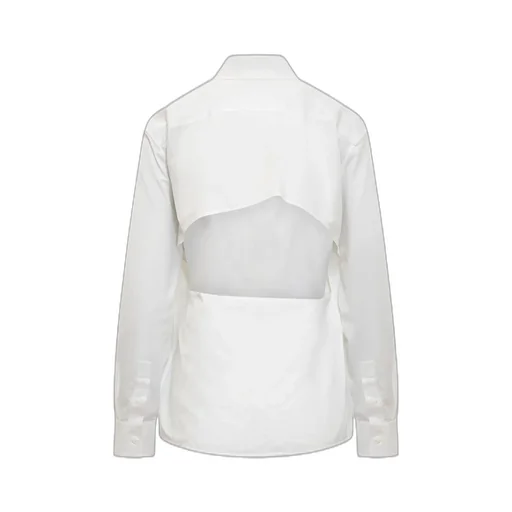 Off-White Buckle Detailed Cut-Out Shirt
