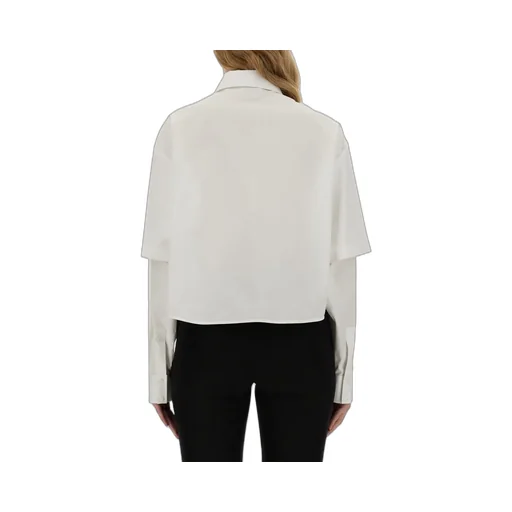 Off-White Buttoned Long-Sleeved Shirt