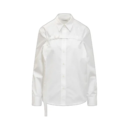 Off-White Buckle Detailed Cut-Out Shirt