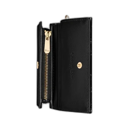 Mini Lady Dior Gardenia Wallet