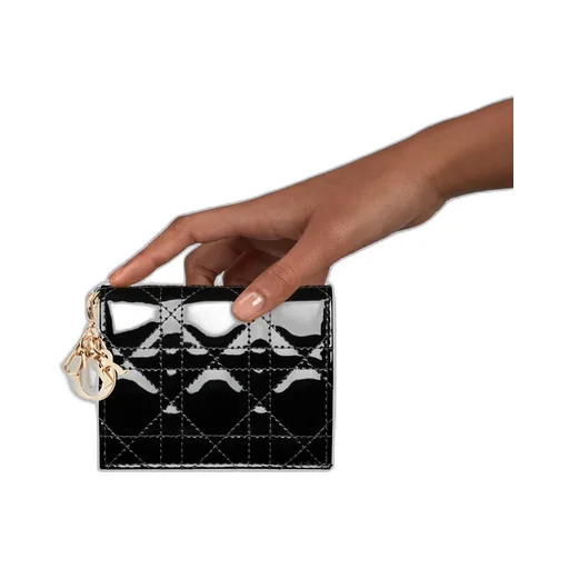Mini Lady Dior Gardenia Wallet