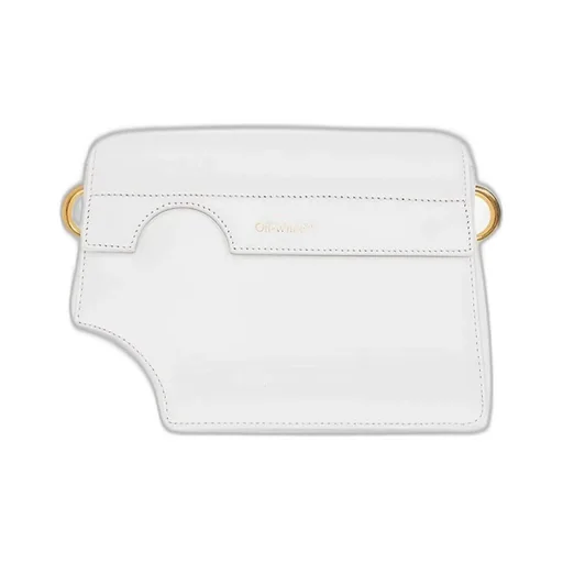 Off-White Burrow Cut-Out Detailed Shoulder Bag