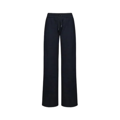 Off-White Drawstring Wide Leg Pants