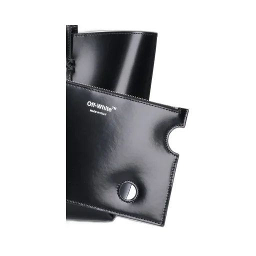 Off-White Slogan Printed Top Handle Bag