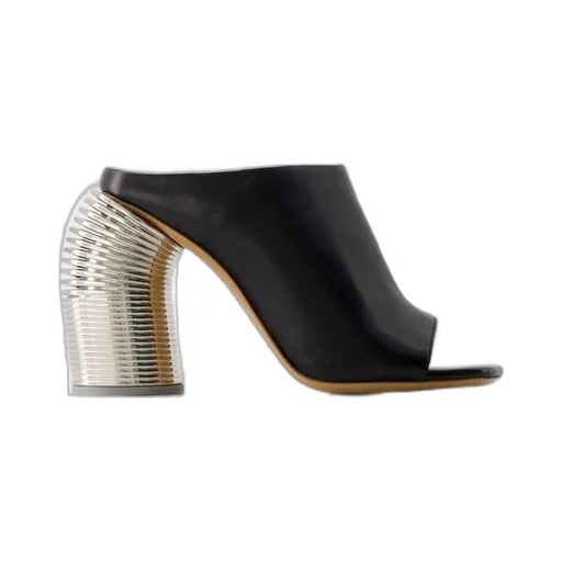Off-White Open Toe Heeled Sandals