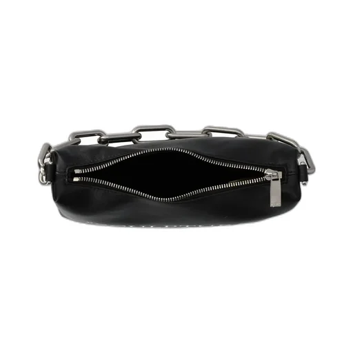 Off-White Block Pouch Quote Zip-Up Clutch Bag