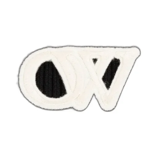 Off-White Logo Embroidered Fringed Edge Scarf