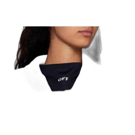 Off-White Belt Detailed Button-Up Denim Jacket
