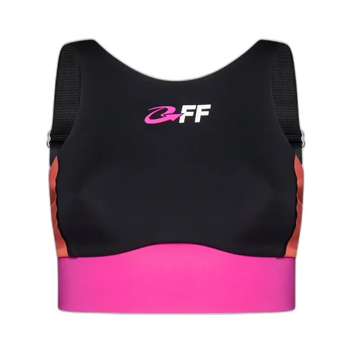 Off-White Logo Printed Cropped Top