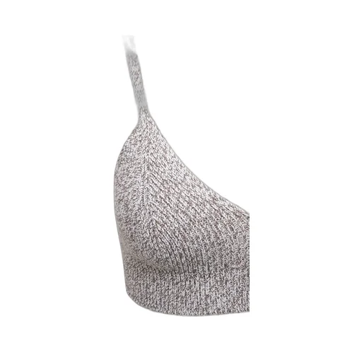 Off-White Languid Knitted Cropped Top
