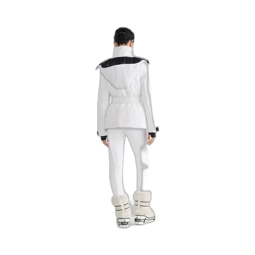 Dioralps Belted Puffer Jacket With Hood