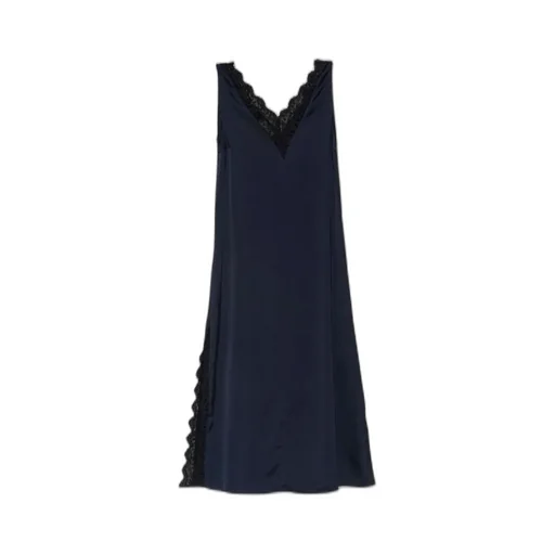 Officine GÉNÉRale Lace-Trim Strappy Dress