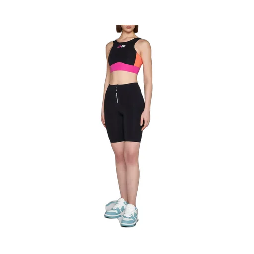 Off-White Logo Printed Cropped Top