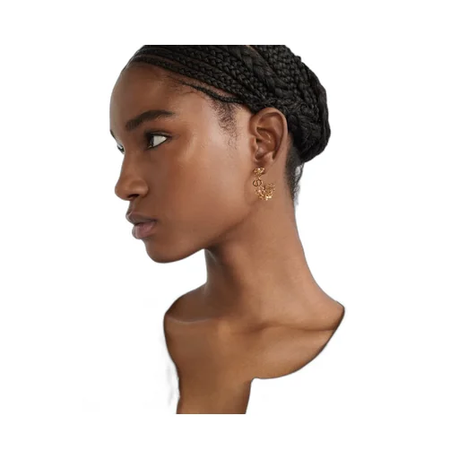 Dior Lucky Lace Hoop Earrings