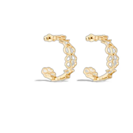 Dior Lucky Lace Hoop Earrings