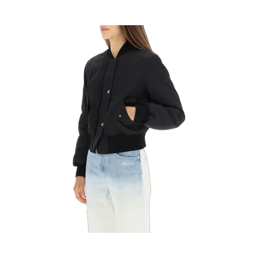 Off-White Logo Embroidered Bomber Jacket