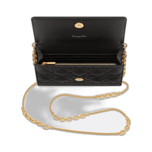 Dior Caro Pouch With Chain