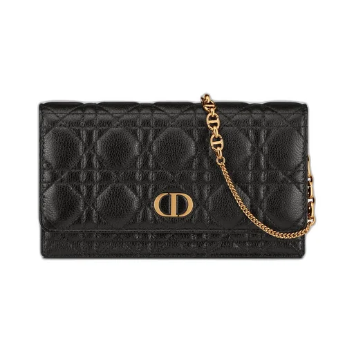 Dior Caro Pouch With Chain