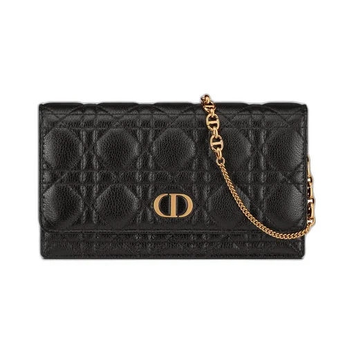 Dior Caro Pouch With Chain