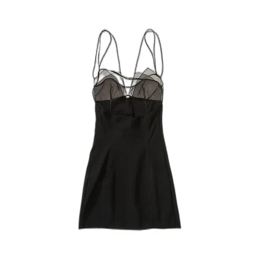Nensi Dojaka Triple Organza Fitted Mini Dress