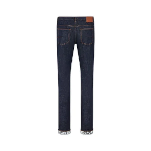 Long Slim-Fit Dior Oblique Jeans
