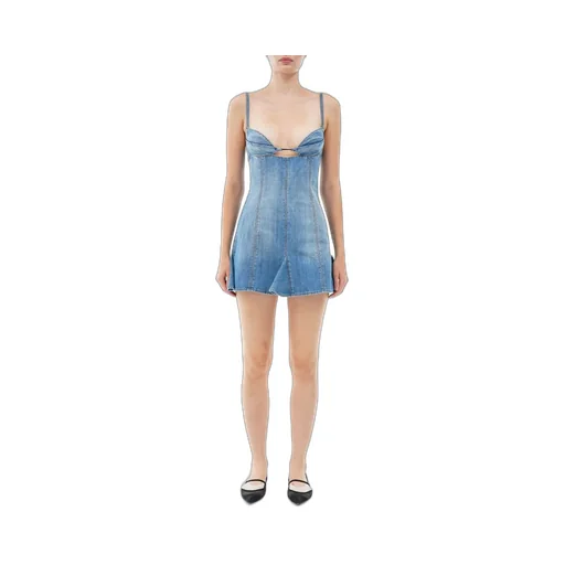 Nensi Dojaka Godet-Design Flared Hem Mini Dress