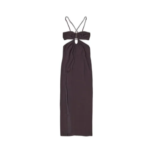 Nensi Dojaka Keyhole Floor-Length Dress