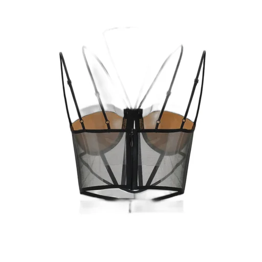 Nensi Dojaka Sheer Corset Top