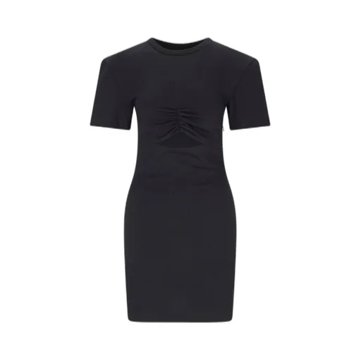 Nensi Dojaka Cut-Out Gathered Mini Dress