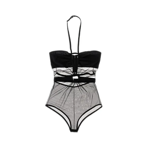 Nensi Dojaka Sheer Paneled Bodysuit