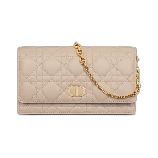 Dior Caro Pouch With Chain